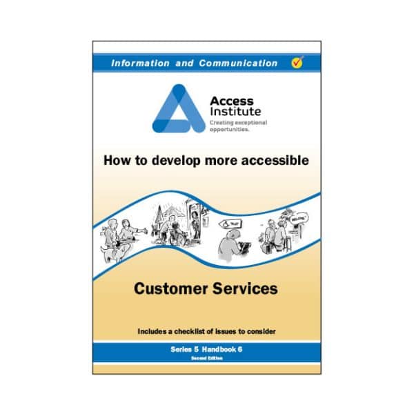 5.6 - How to develop more accessible Customer Services